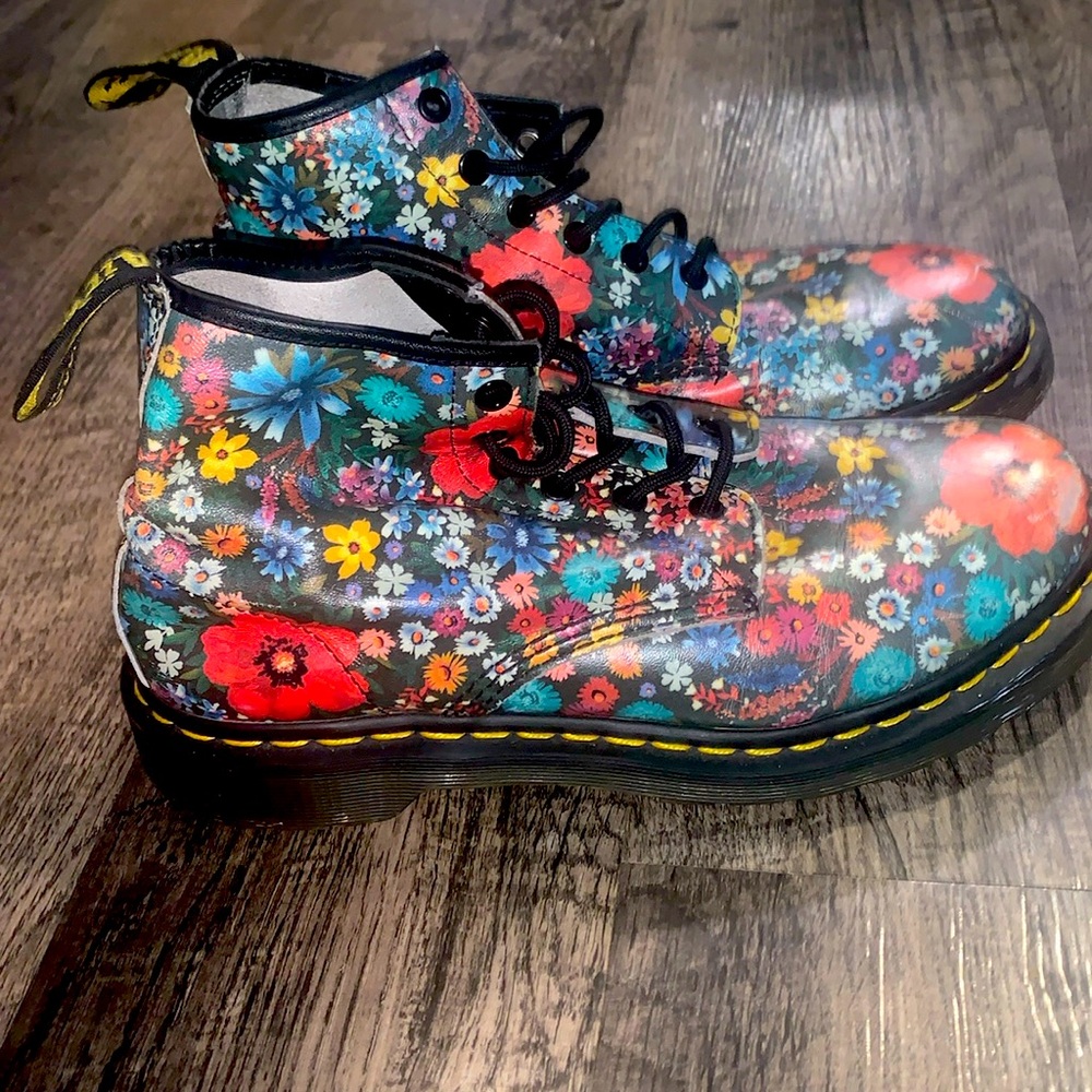 Floral AirWair Doc Marten Boots